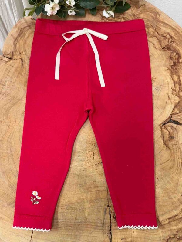 Calza Chinita - rojo, TALLE XS (RN - 3 meses)