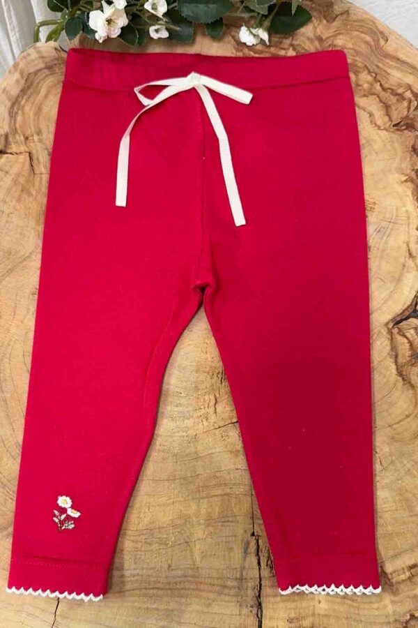 Calza Chinita - rojo, TALLE XS (RN - 3 meses)