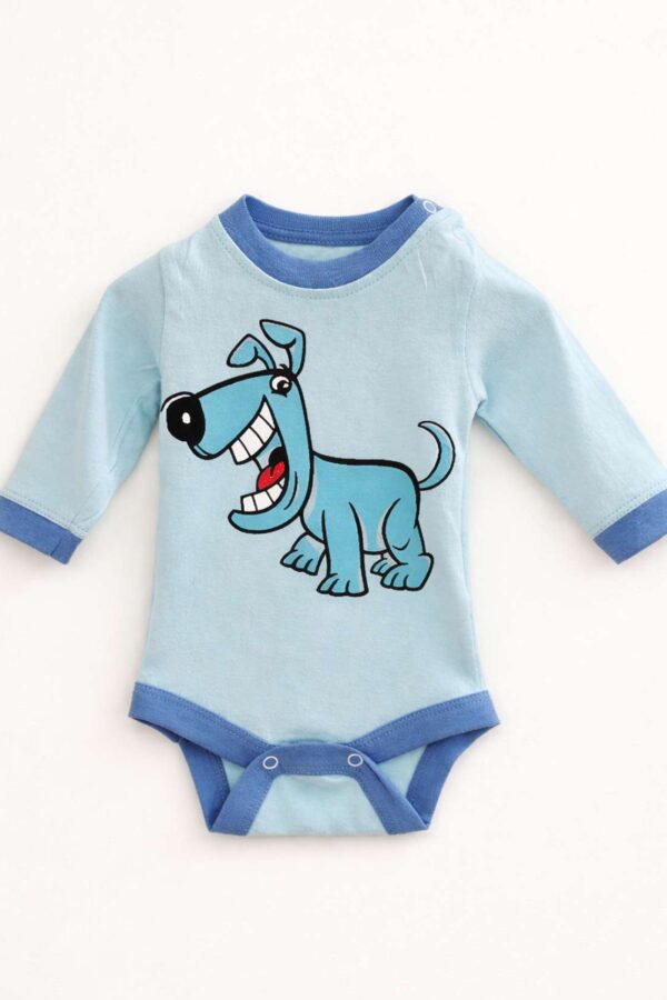 body de bebe ramiro algodón con lycra estampado