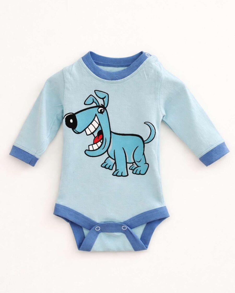 body de bebe ramiro algodón con lycra estampado