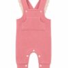 romper de beba zara frisa de algodón rosa