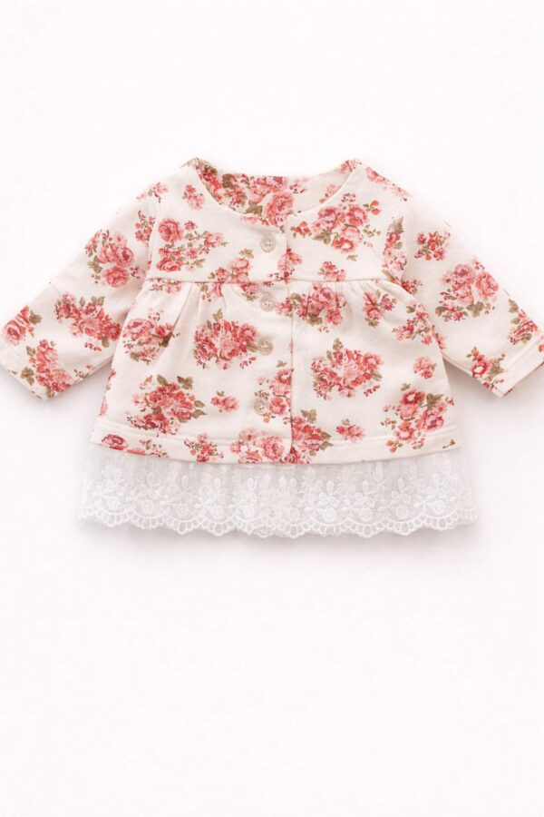 campera de beba rose frisa algodón