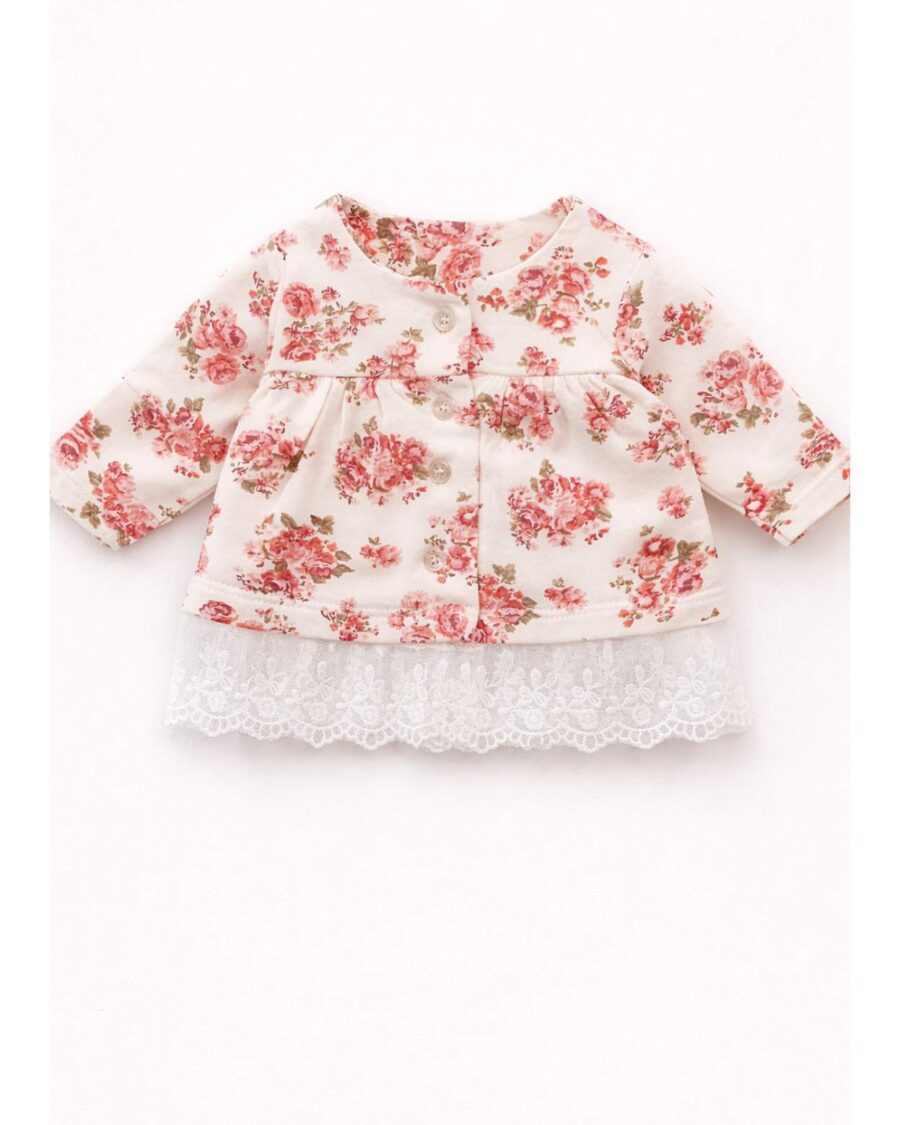 campera de beba rose frisa algodón
