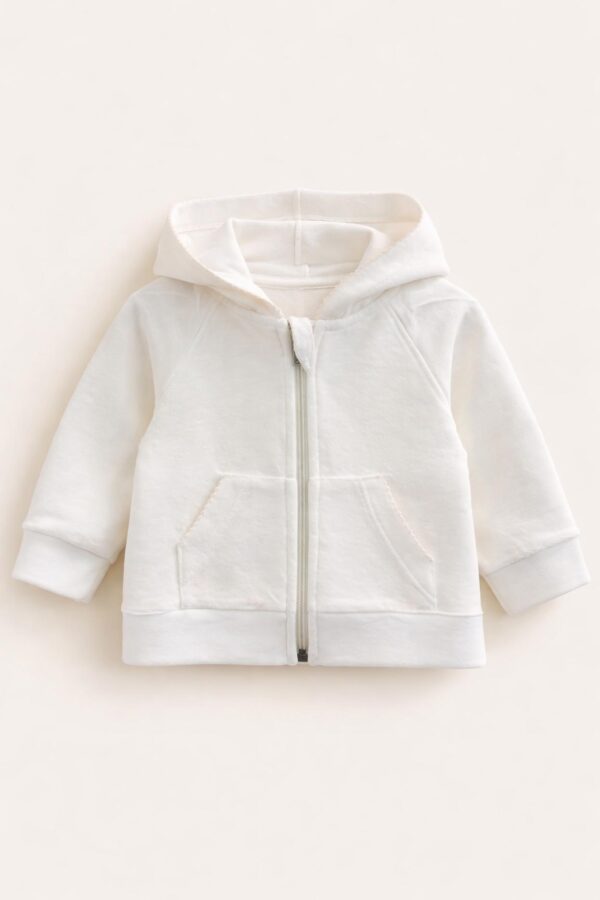 campera de beba plush nieves algodón