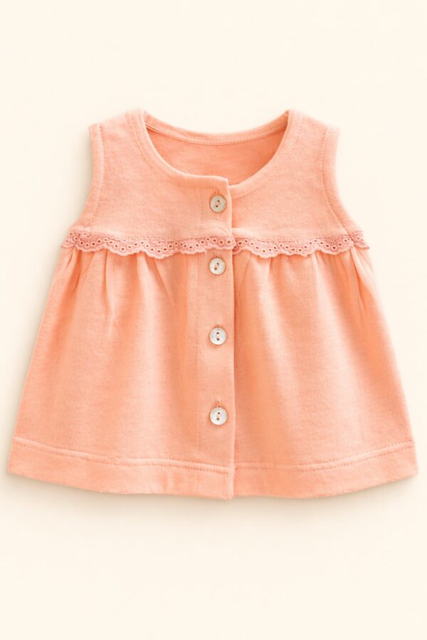 chaleco de beba marian algodón elastizado