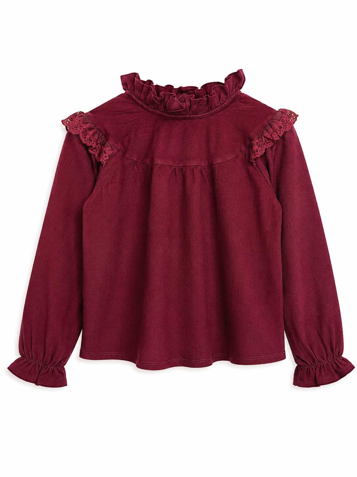 remera kids marisol jersey elastizado bordado premium
