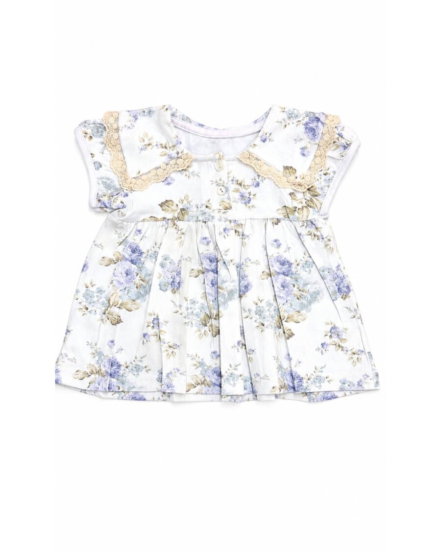 Vestido Australia Flor Celeste
