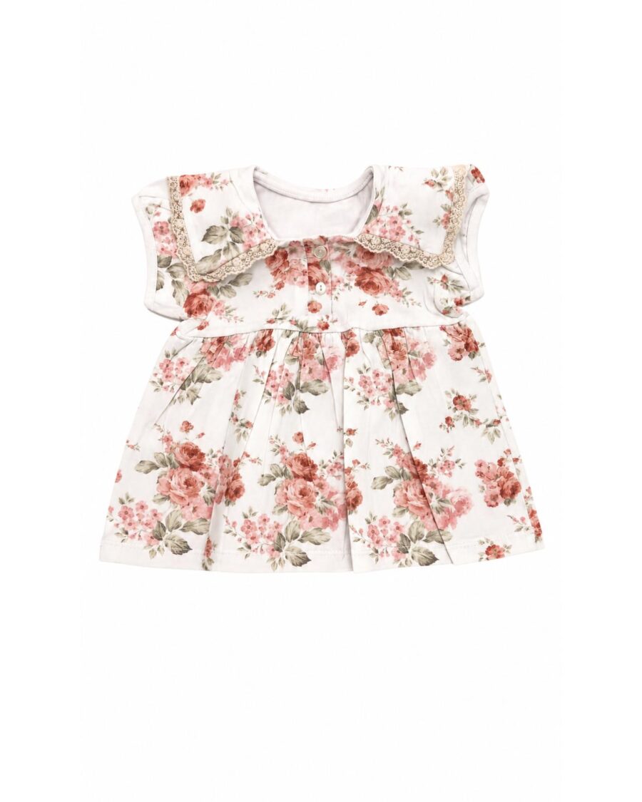 Vestido Australia Flor Salmon
