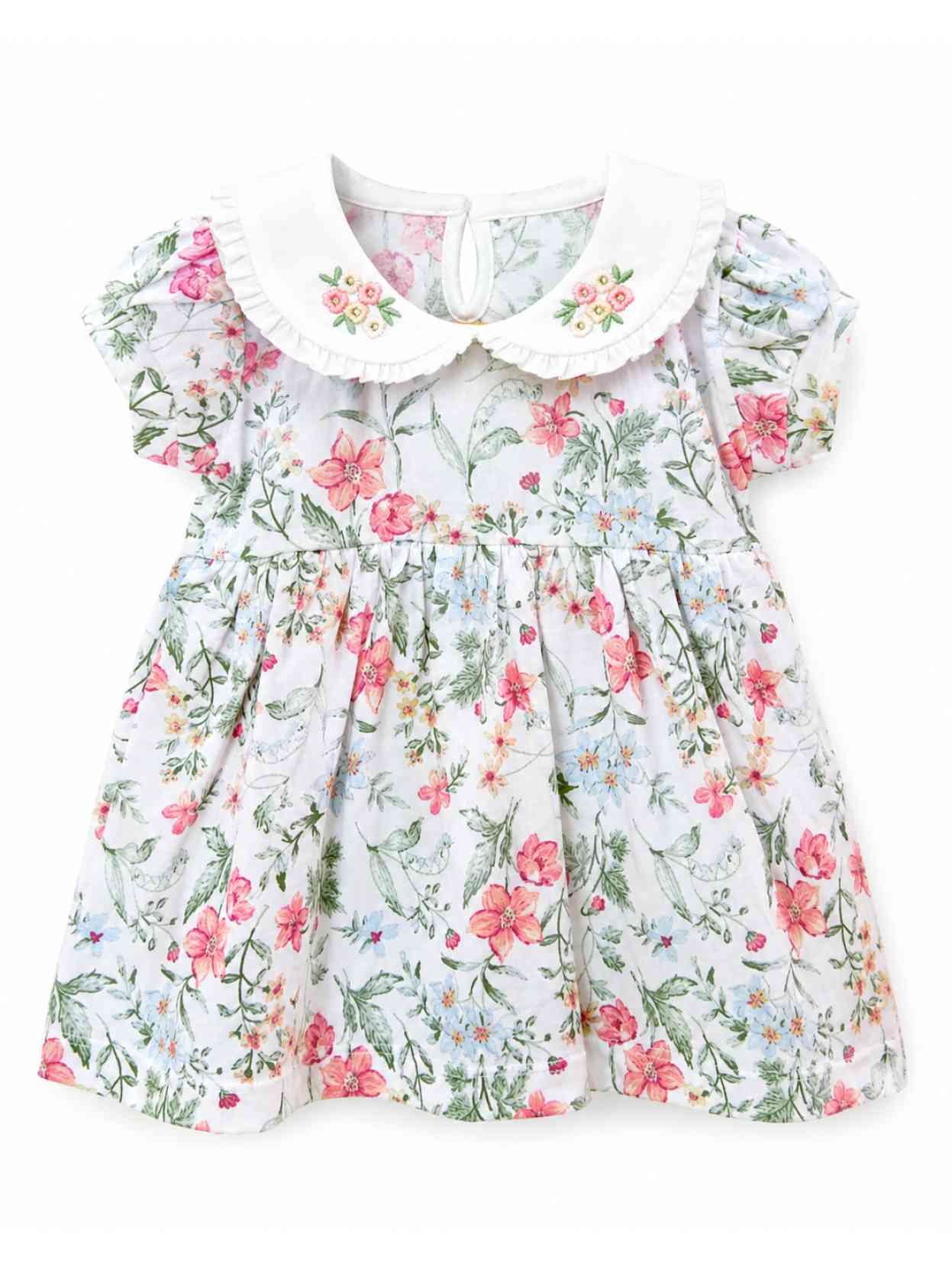 vestido de beba BRASIL flor