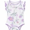 body de beba CORDELIA flor lila