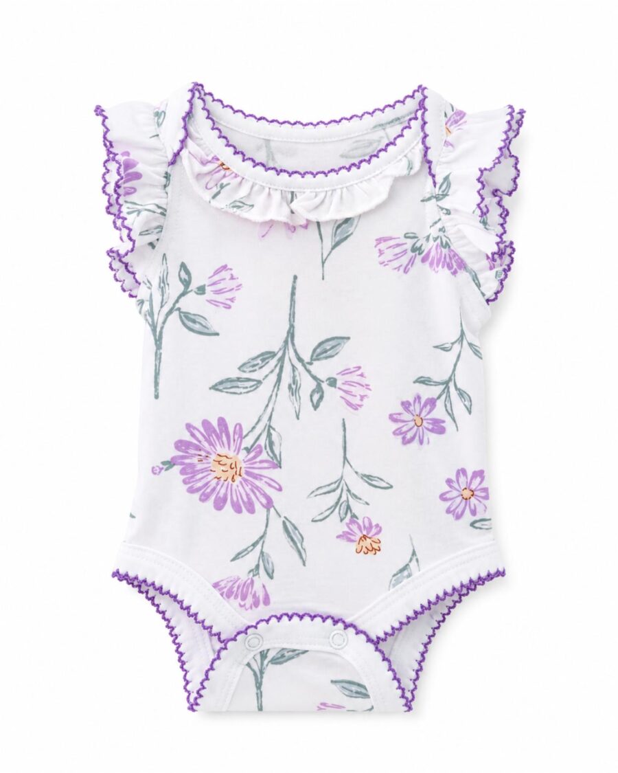 body de beba CORDELIA flor lila