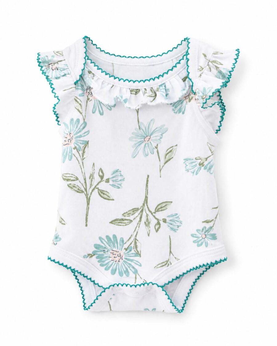 body de beba CORDELIA flor acua