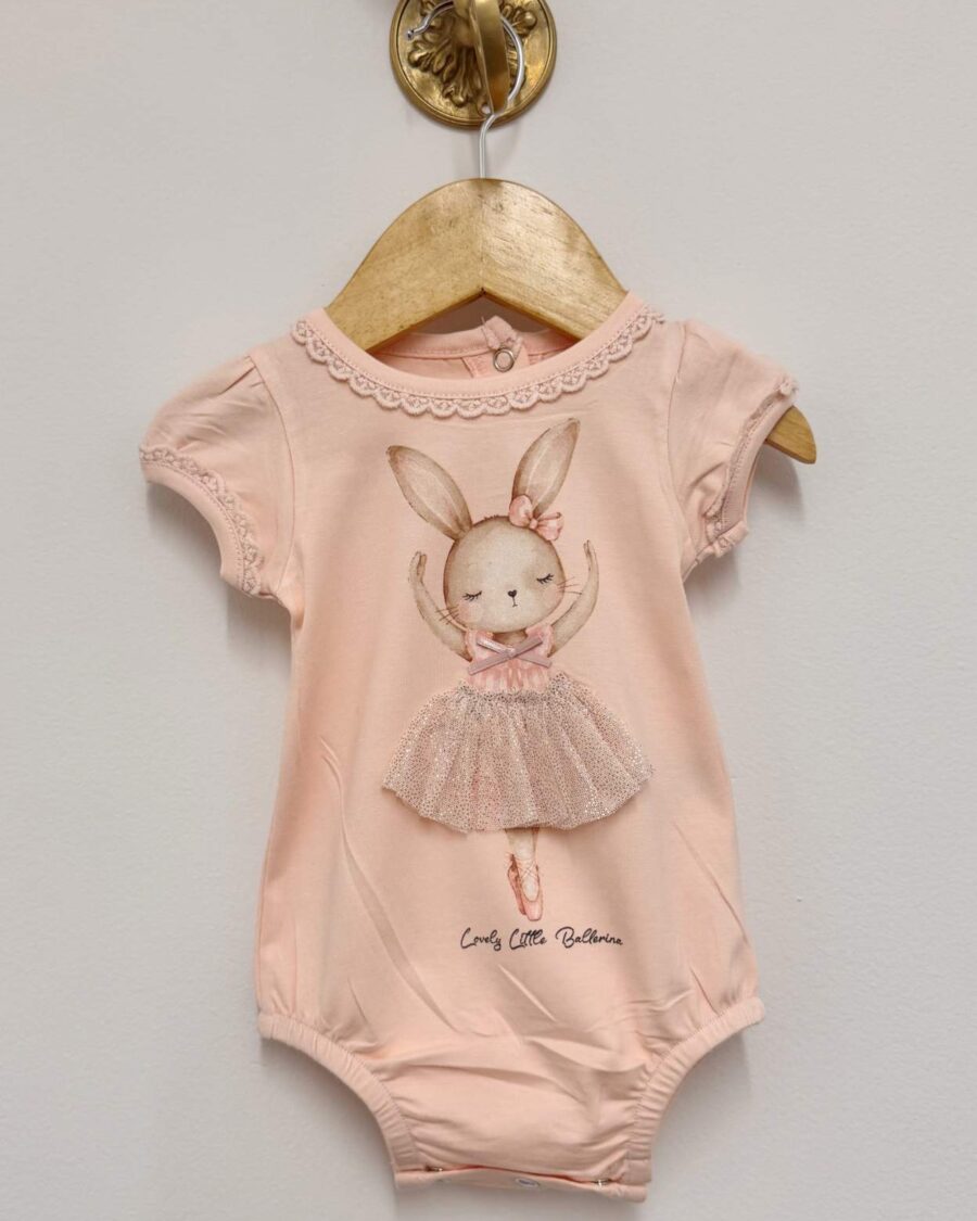 Body de beba lemon rosa
