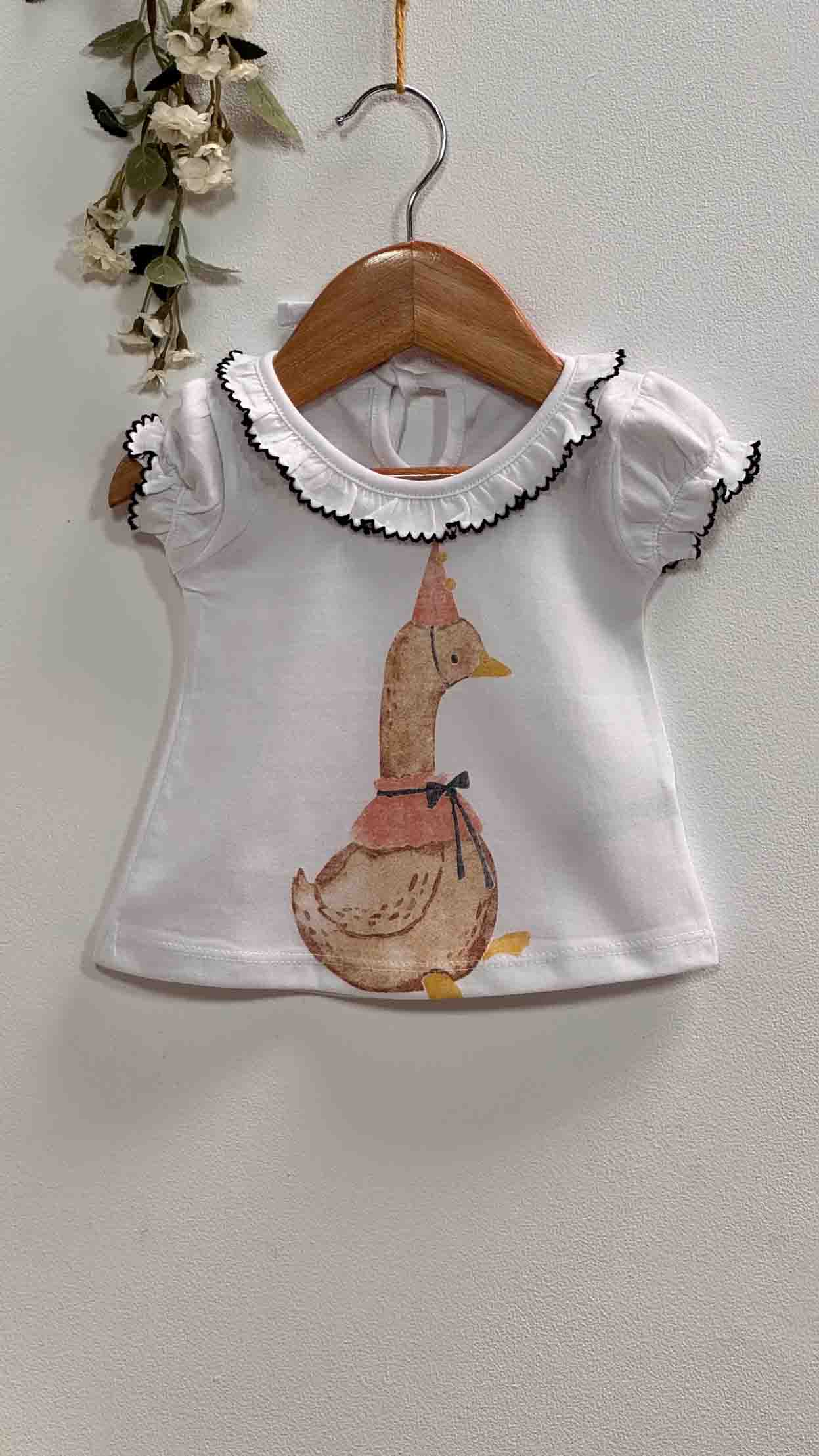 Remera Rosita Picot Rosa