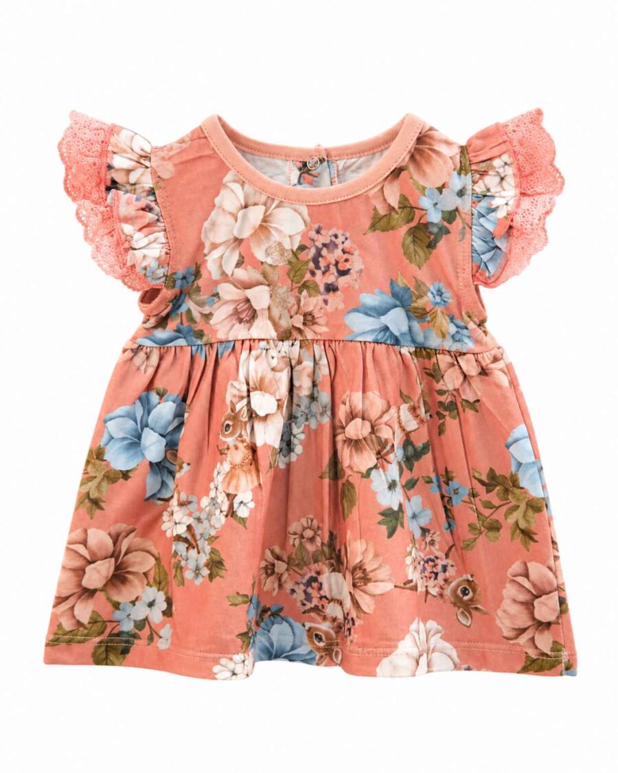 vestido de beba summer fondo rosa