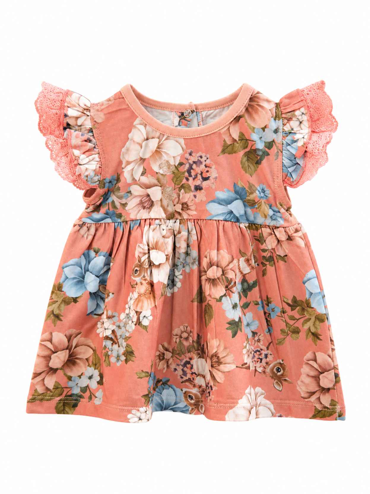 vestido de beba summer fondo rosa
