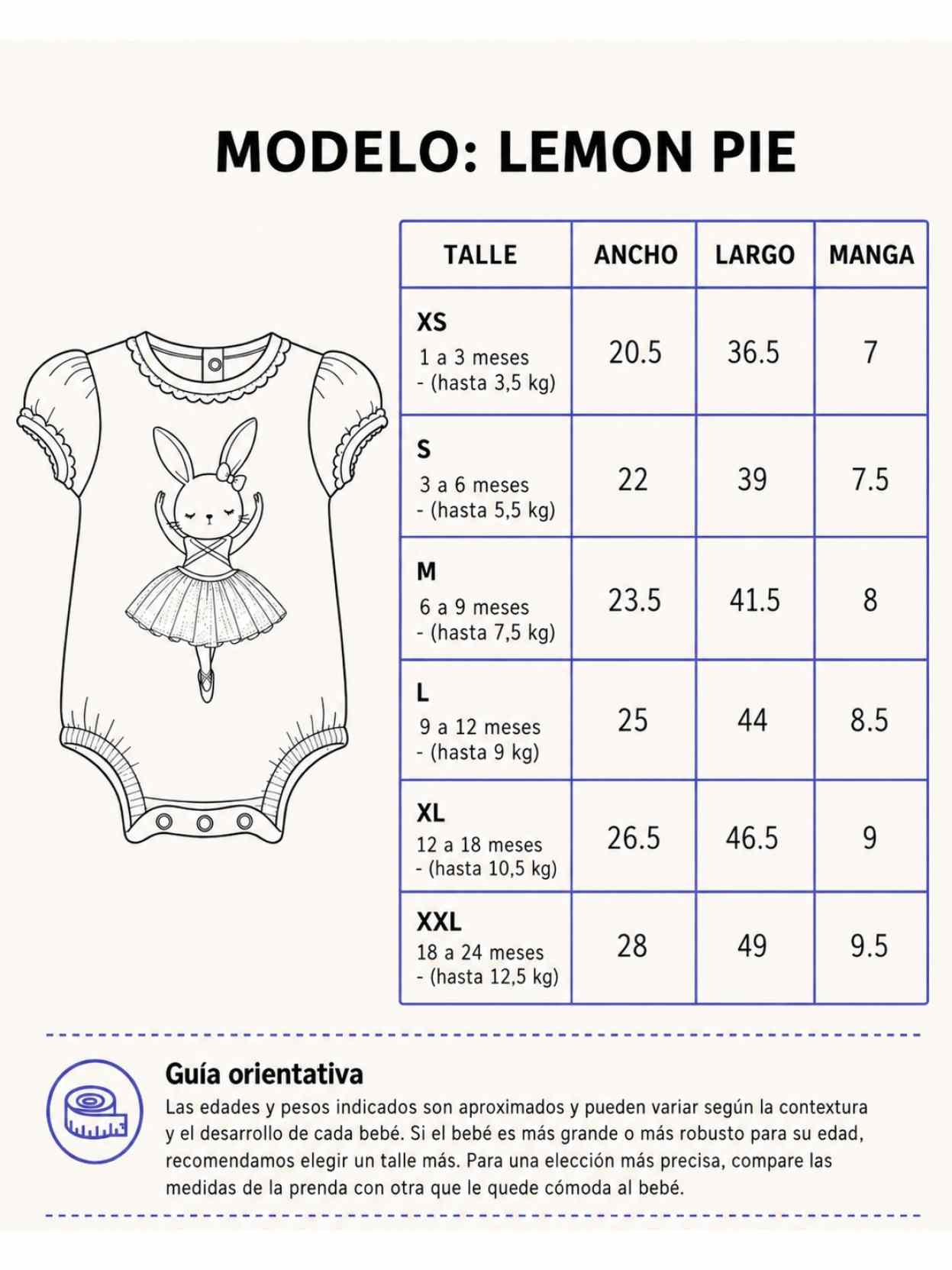 Body Lemon Pie Color Manteca Carrusel