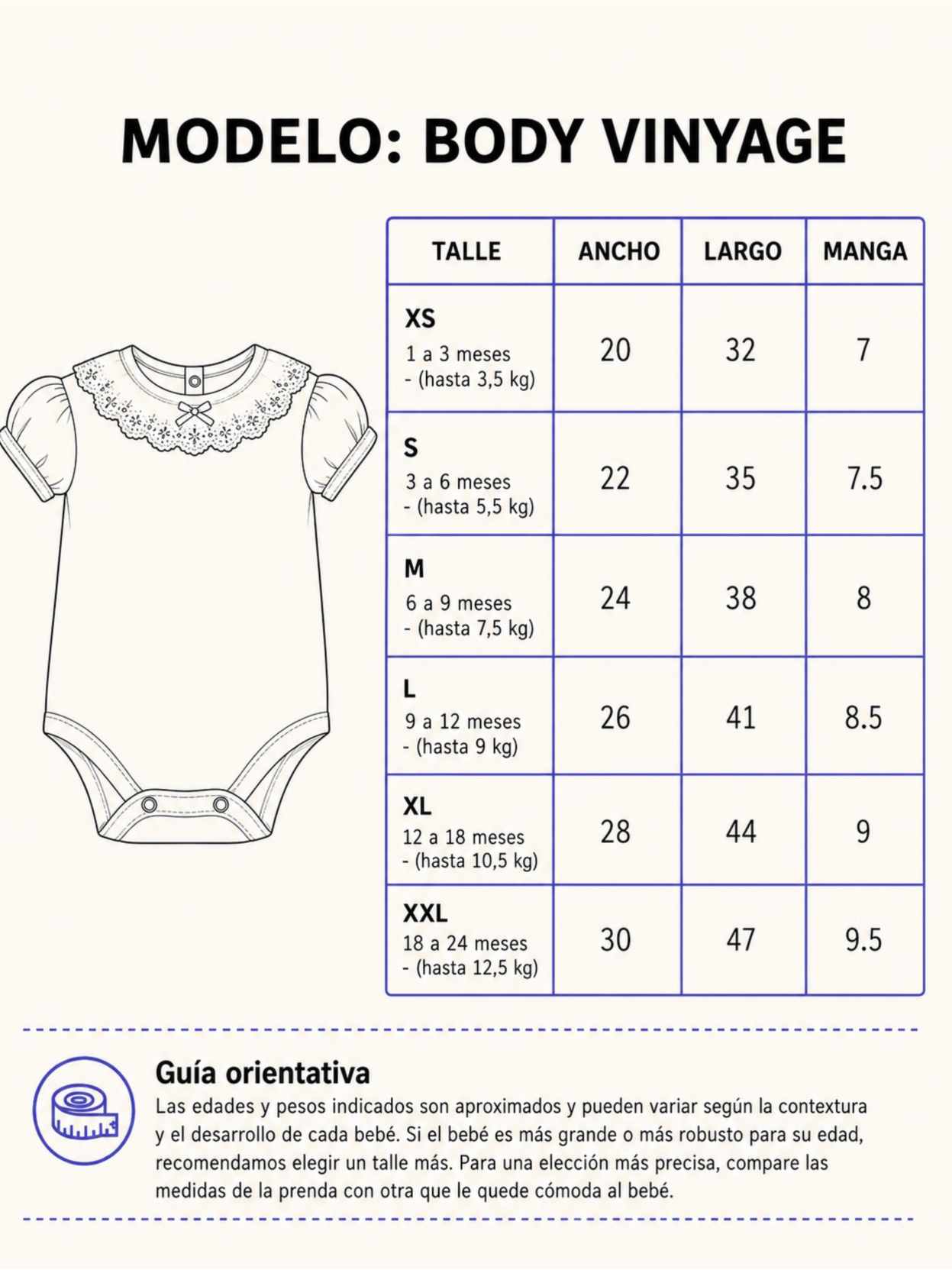 Body Vintage Blanco