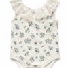body de beba BALLERINA flor celeste