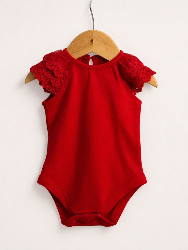 body de beba PRIANKA rojo