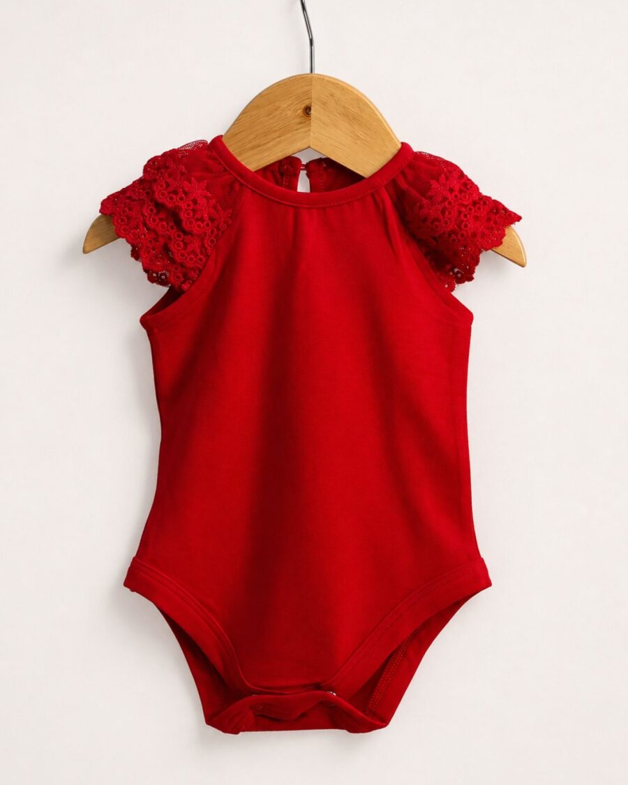 body de beba PRIANKA rojo