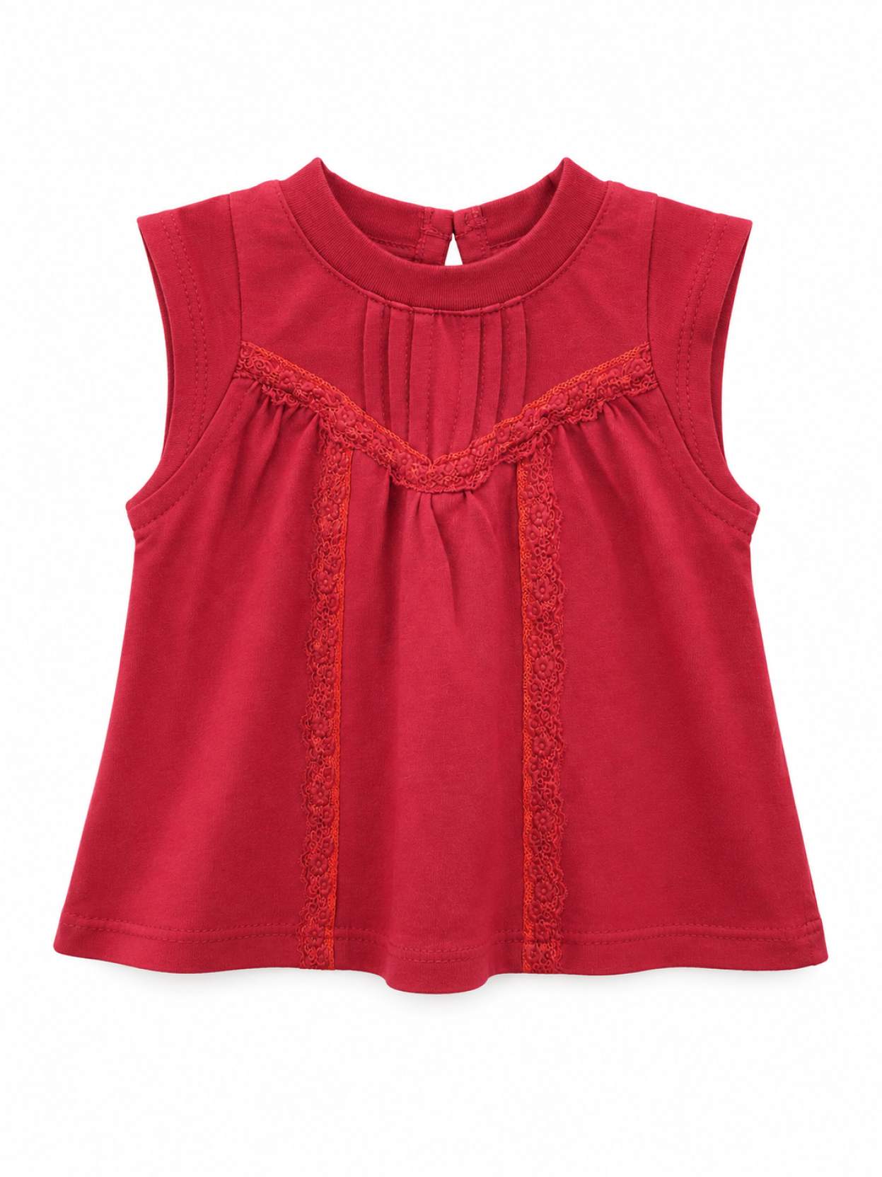 remera de beba isla rojo