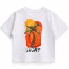 remera de kids madison blanco palmera