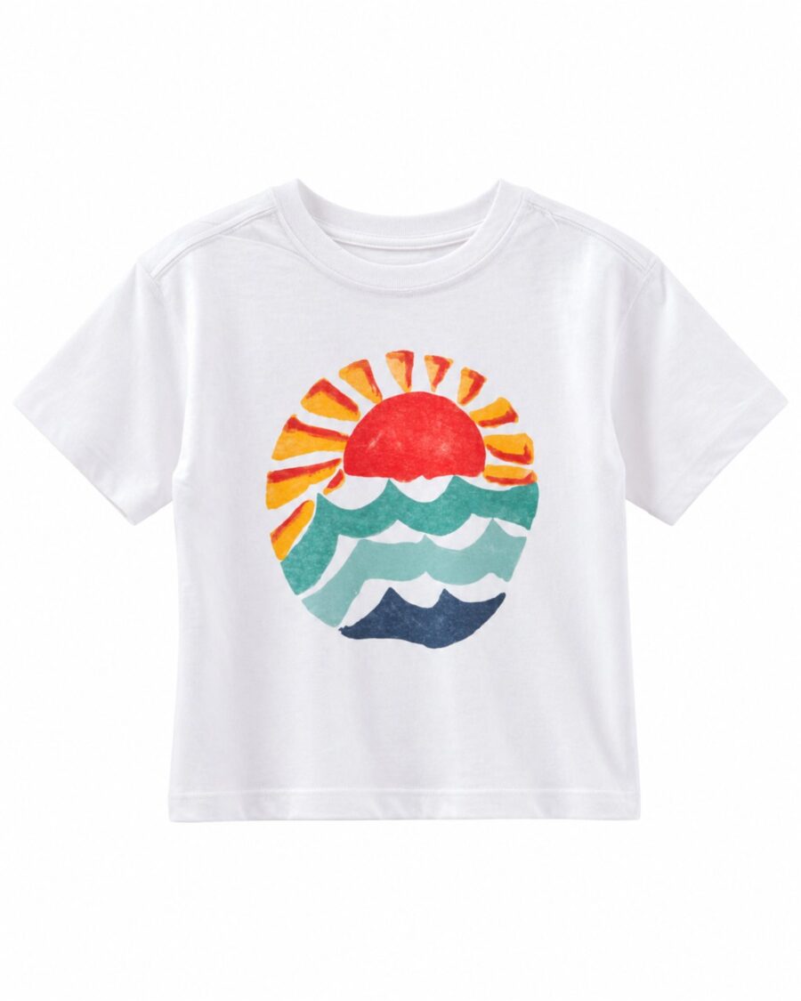 remera de kids madison blanco sol