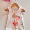 remera de beba camila manteca picot rosa
