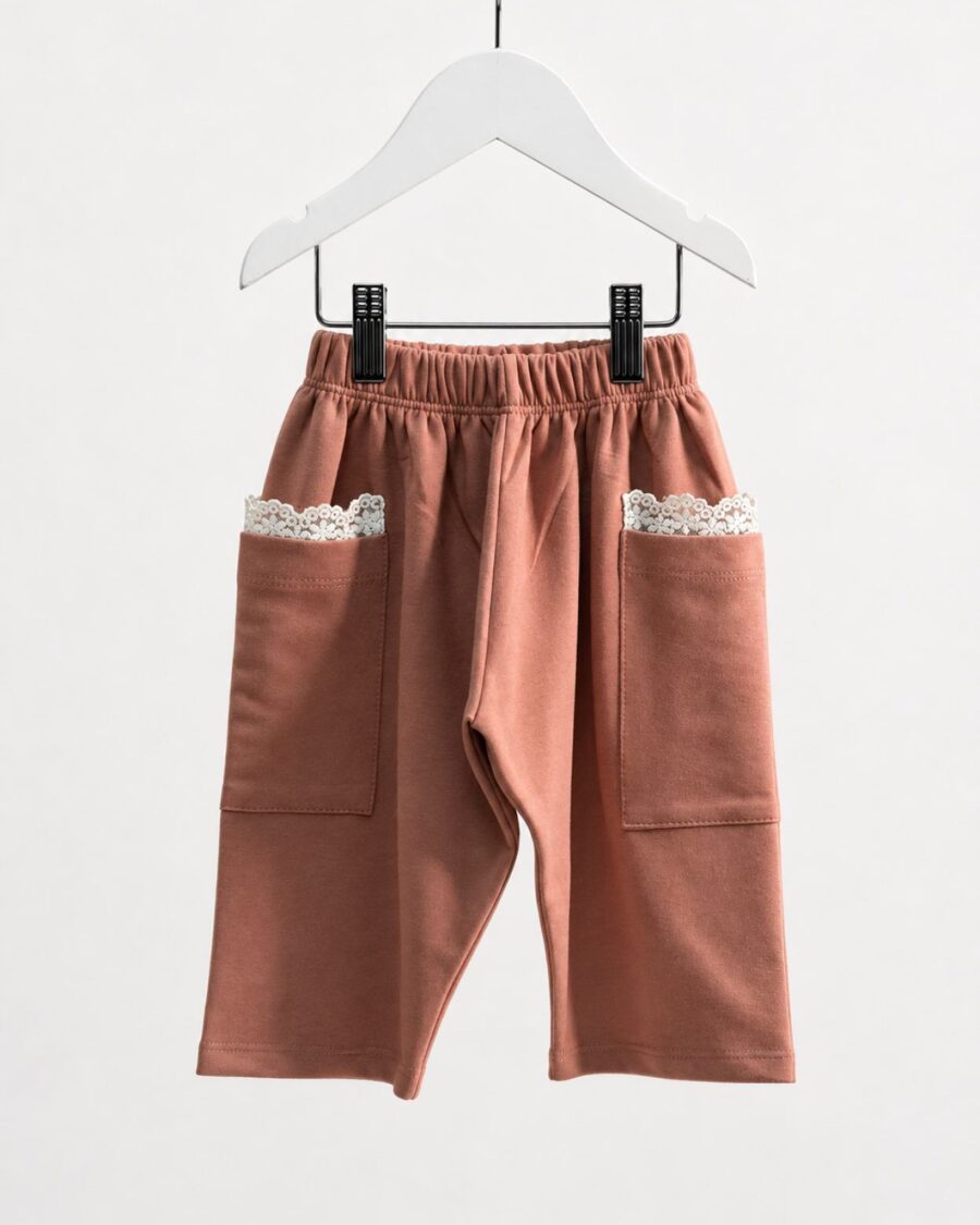 pantalon de beba baggy nude