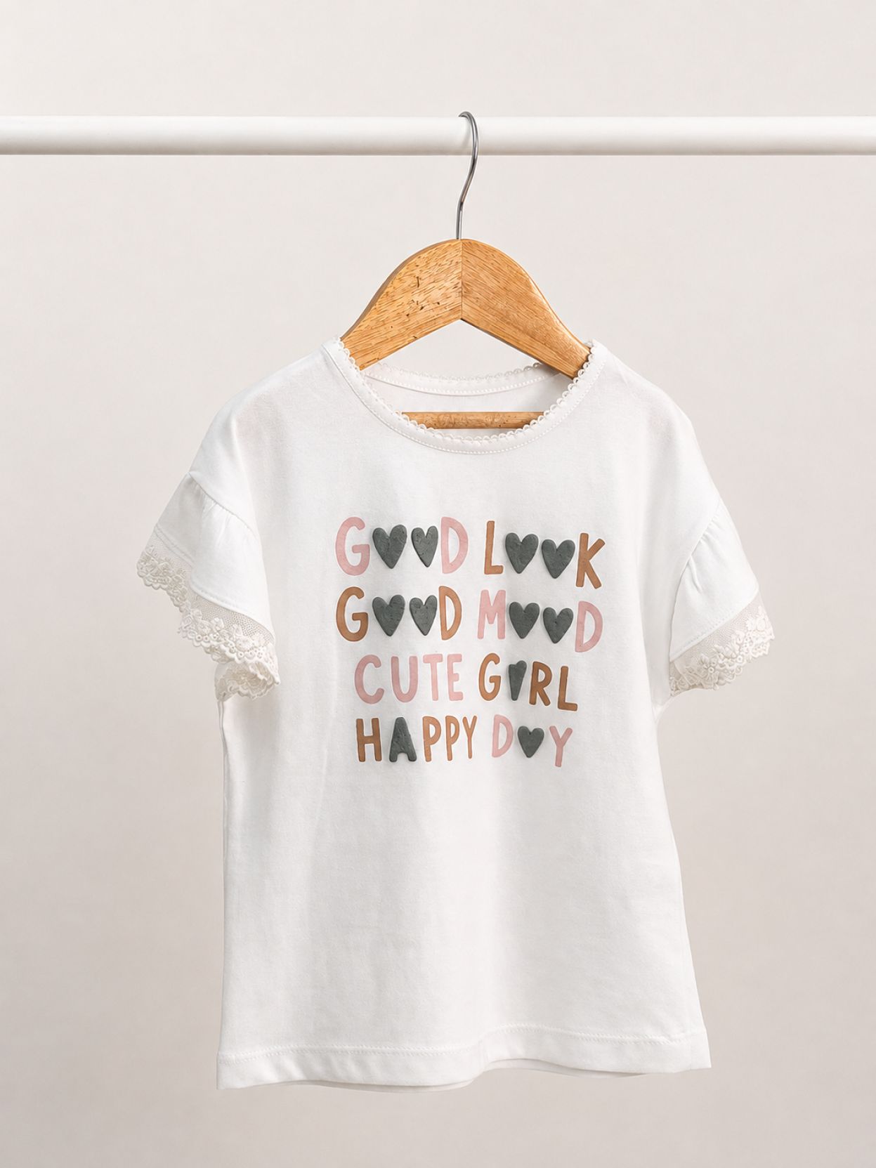 remera de kids puff manteca