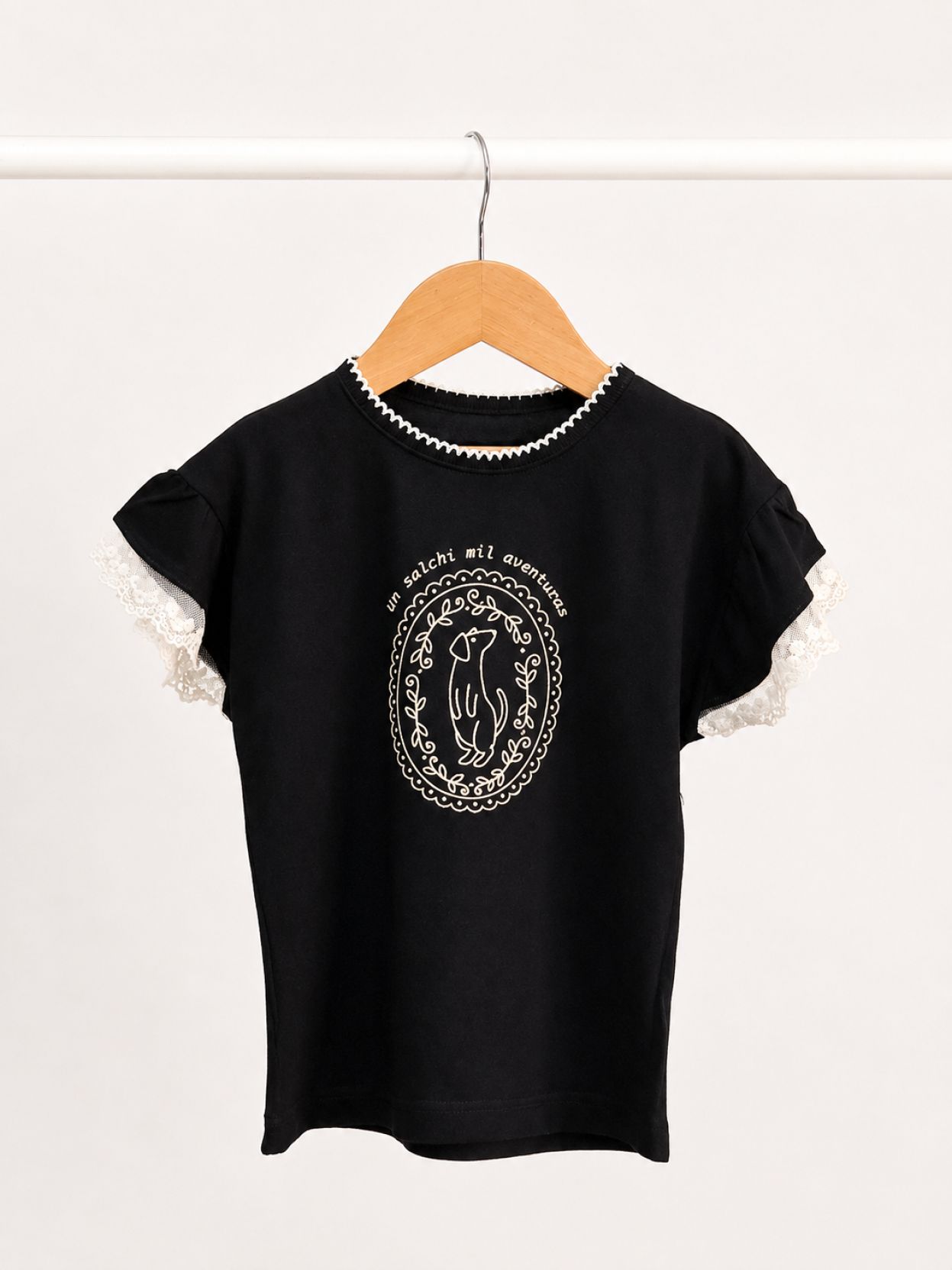 Remera Puff Negro