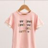 remera de kids puff rosa