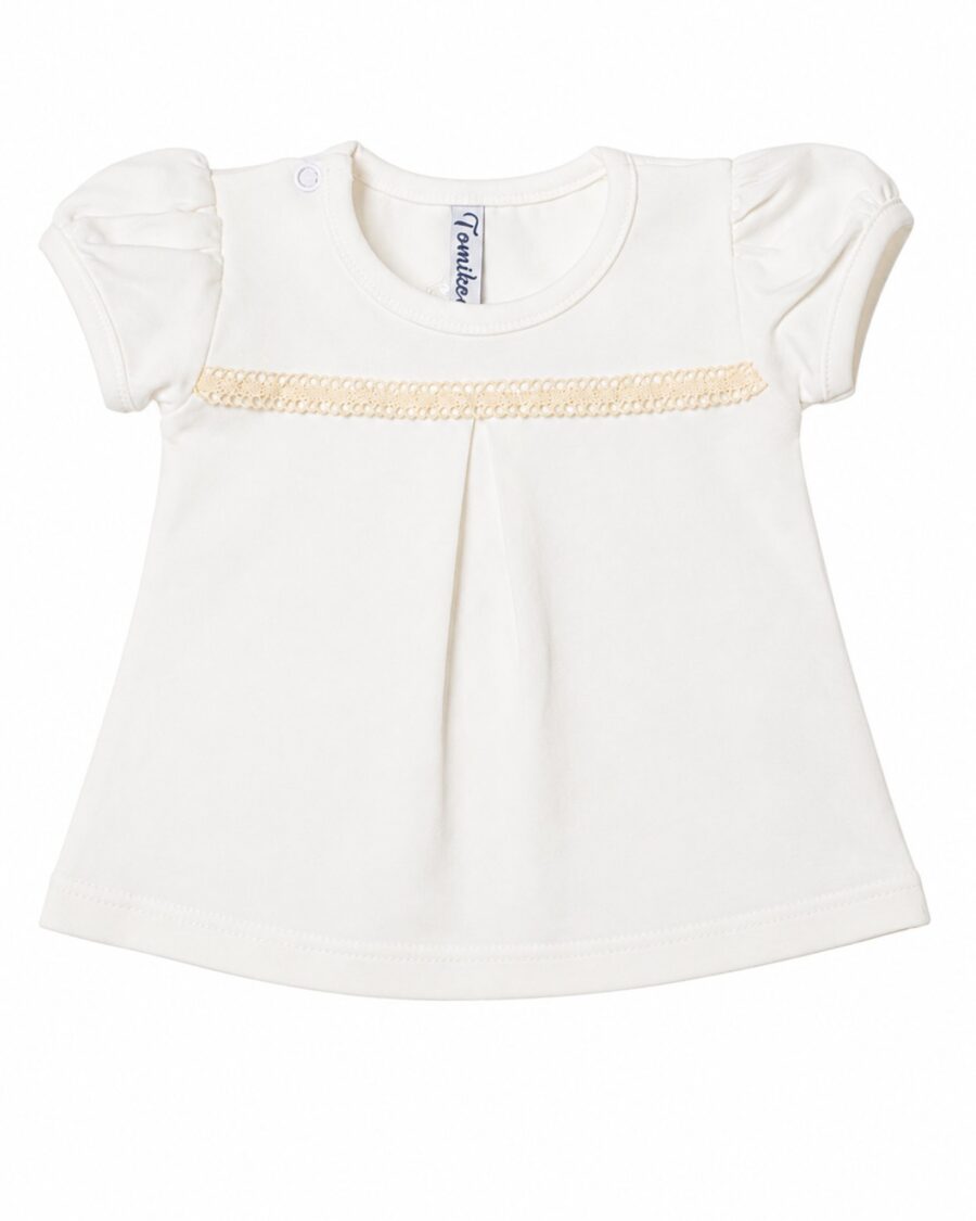 remera de beba violet manteca
