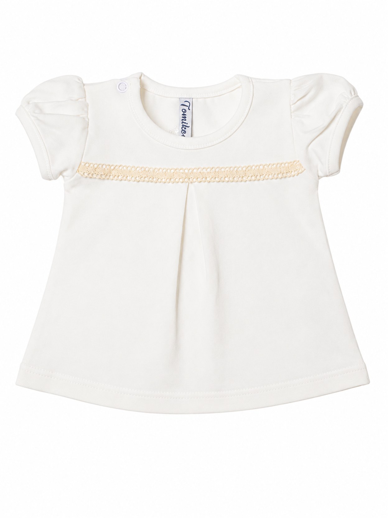 remera de beba violet manteca