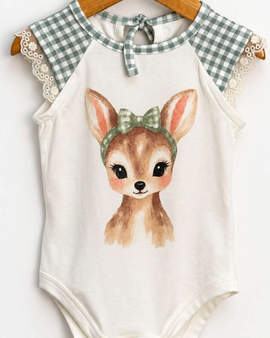 body de beba BUCIOS manteca bambi