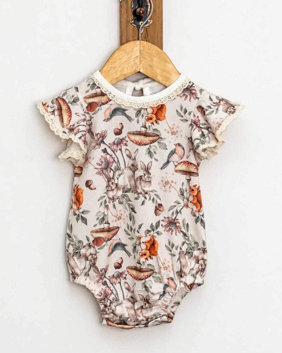 body de beba HELENA rosa