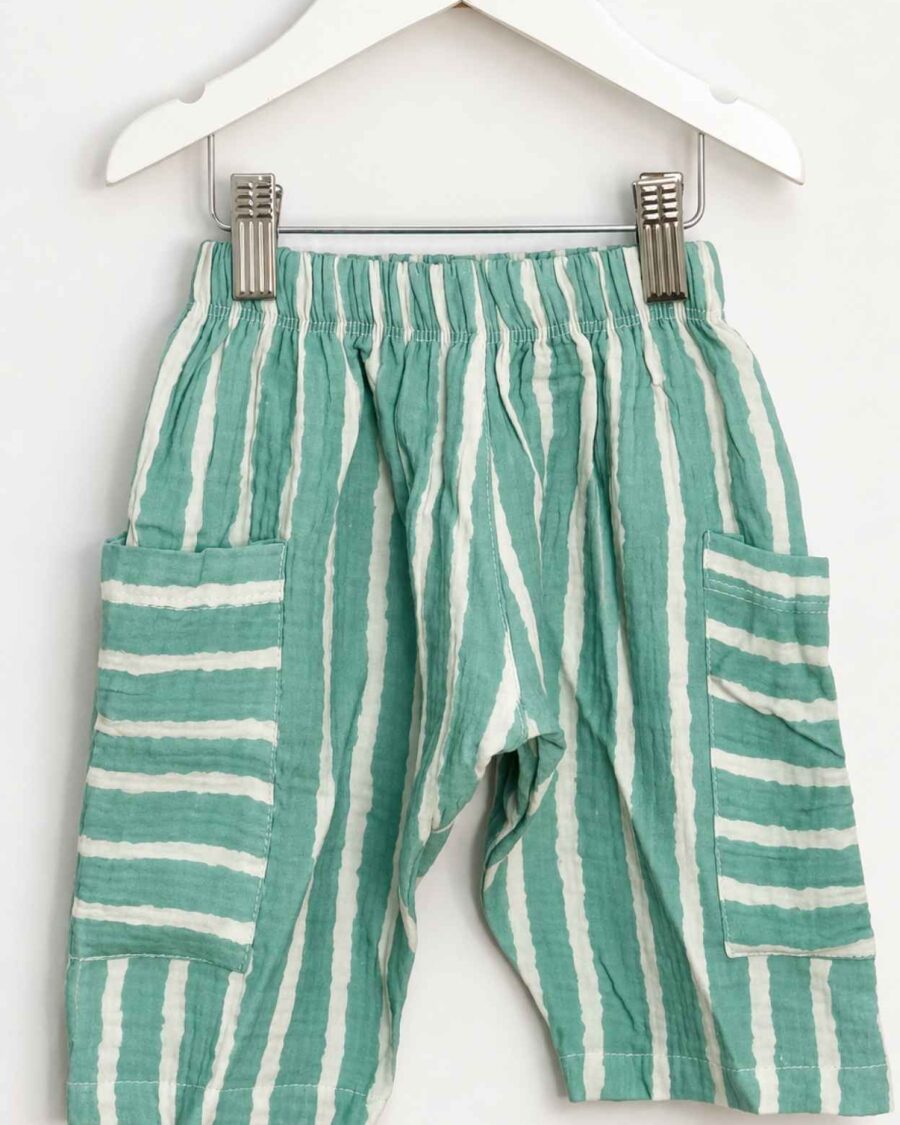 pantalon de beba BAHIA oliva
