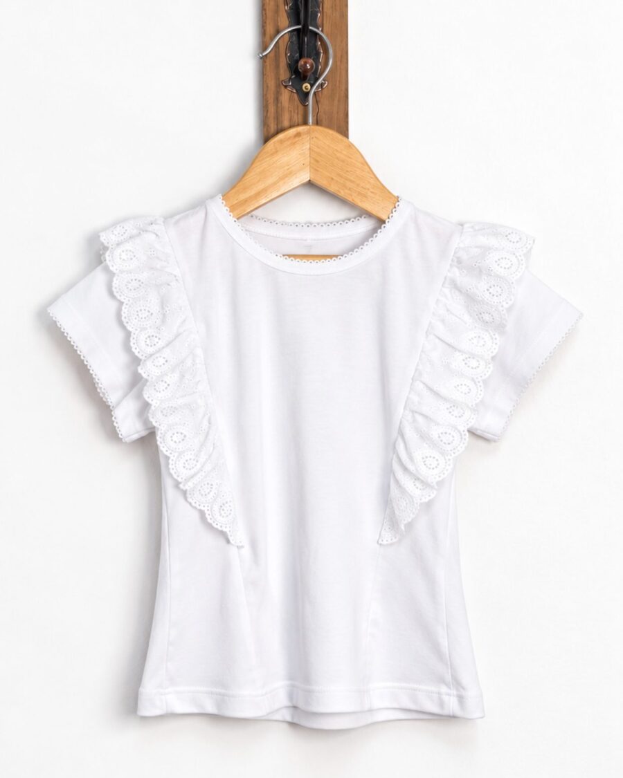 remera de kids luana blanco